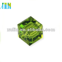 wholesale 6mm cristal glass cube beads 5601#